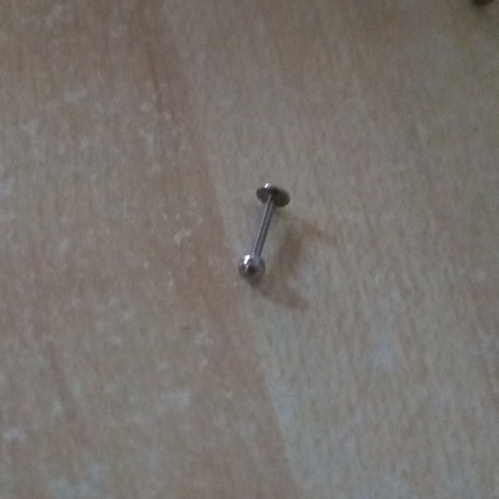Surgical Steel Labret Stud Medusa Lip Piercing Jewelry